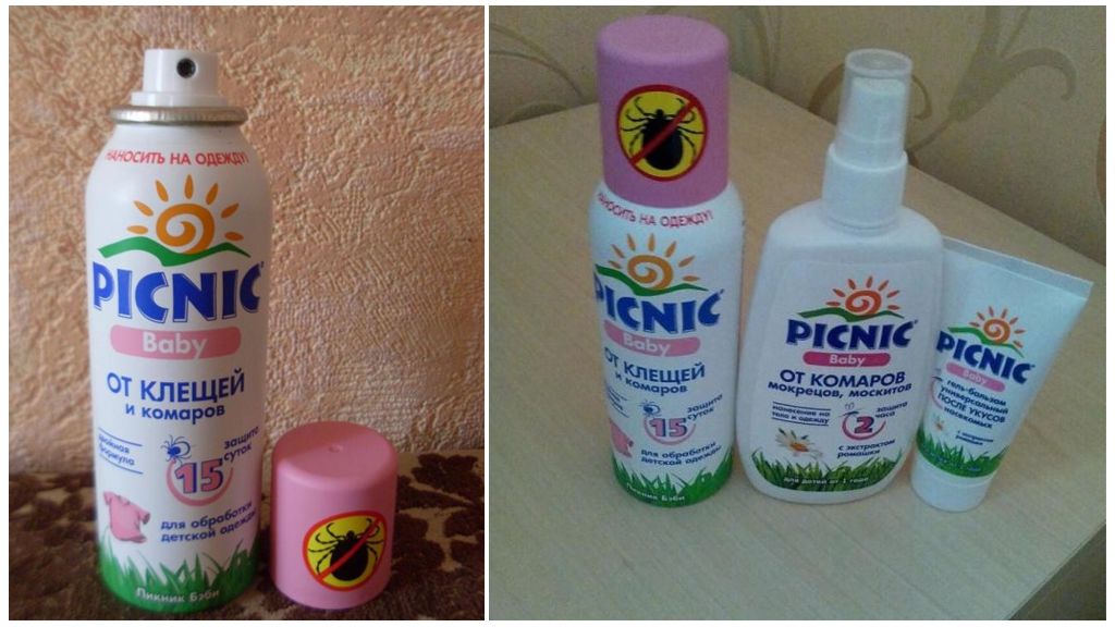 Pīķa un moskītu aerosola pikniks Baby